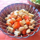 大豆と高野豆腐のうま煮